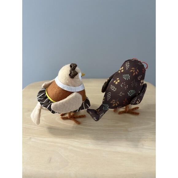 Target 2018 Featherly Friends OATS & JUNIPER Fabric Birds Fall Thanksgiving - Picture 2 of 10